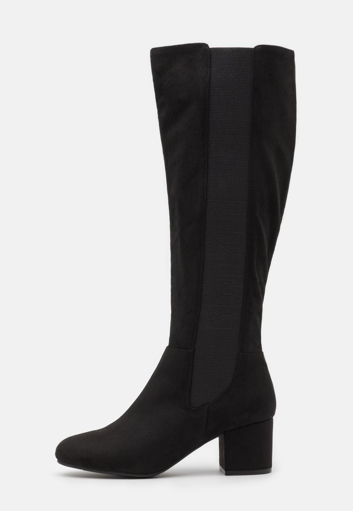 Bottes Anna Field Block heel Zip UP Noir Femme | ZOT-8748278